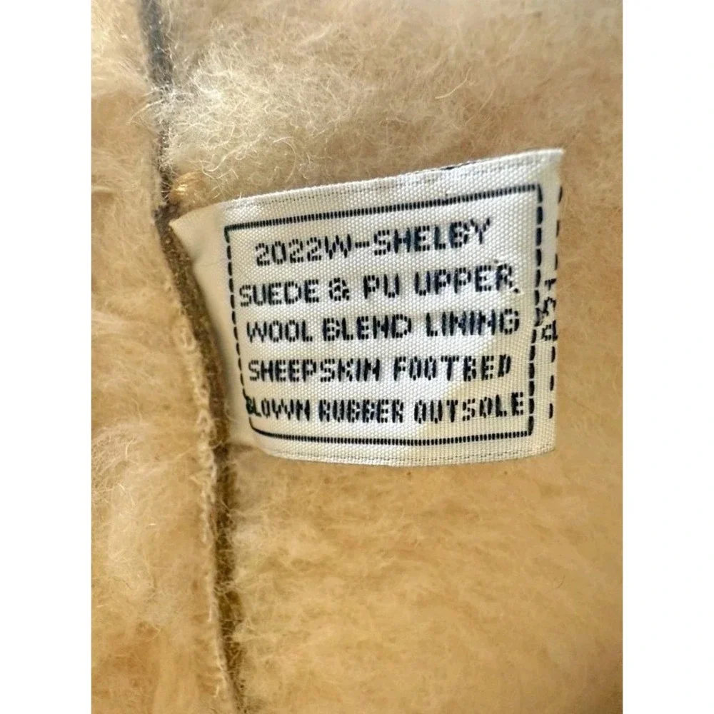 BearPaw Shelby 2012W Hickory II Women's Size 6 Wool Sheep‎ Skin #1398